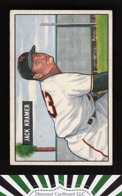 1951 Bowman #200 Jack Kramer VGEX [CENTERED], front