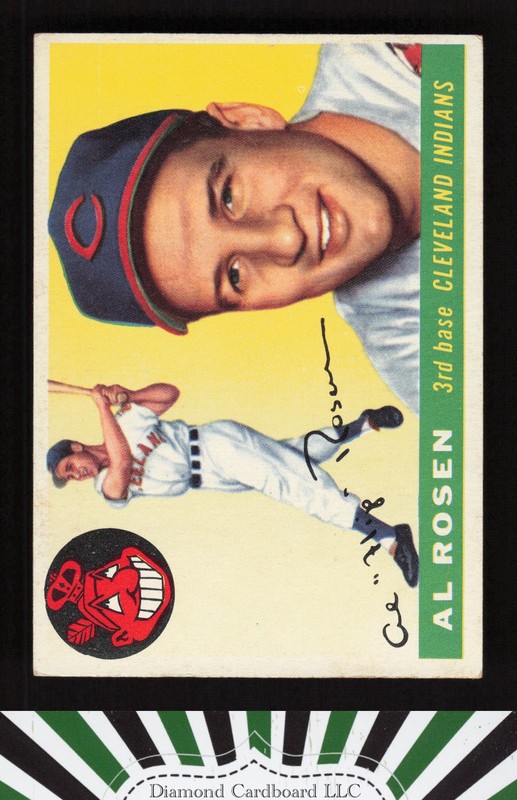 1955 Topps #70 Al Rosen VGEX+ n, front