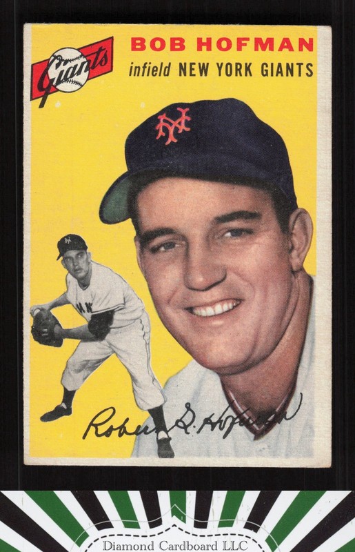 1954 Topps #99 Bobby Hofman VG i, front