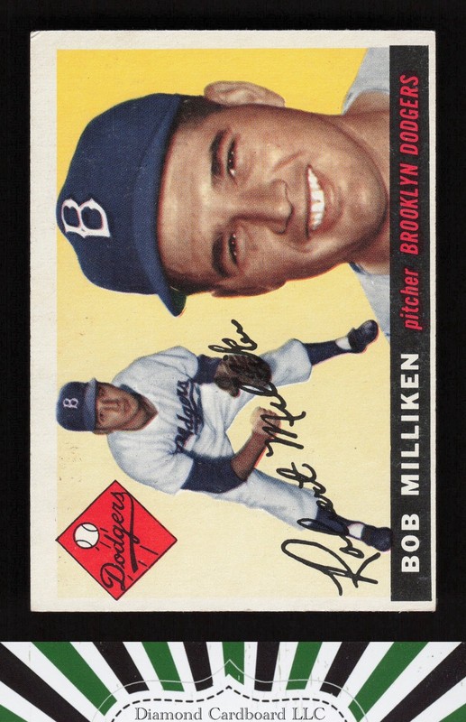 1955 Topps #111 Bob Milliken VGEX m, front