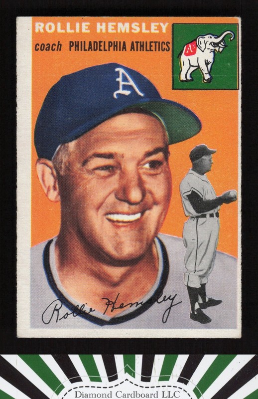 1954 Topps #143 Rollie Hemsley VGEX c, front