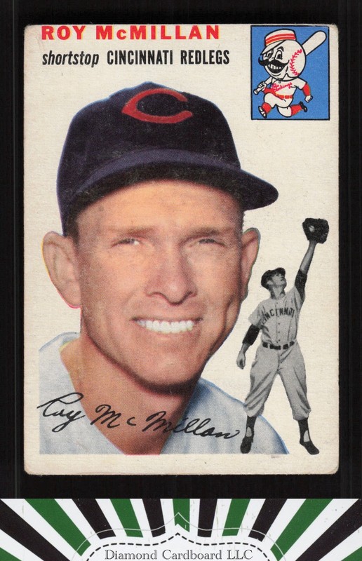 1954 Topps #120 Roy McMillan GD d, front