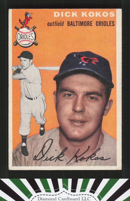 1954 Topps #106 Dick Kokos VGEX l, front