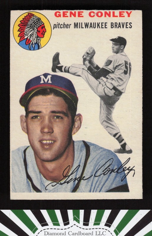 1954 Topps #59 Gene Conley VG n, front