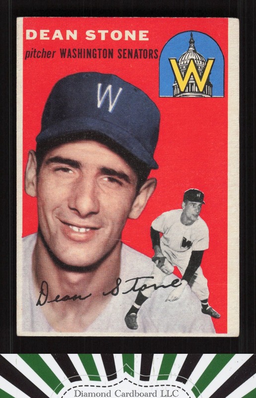 1954 Topps #114 Dean Stone VGEX+ a, front