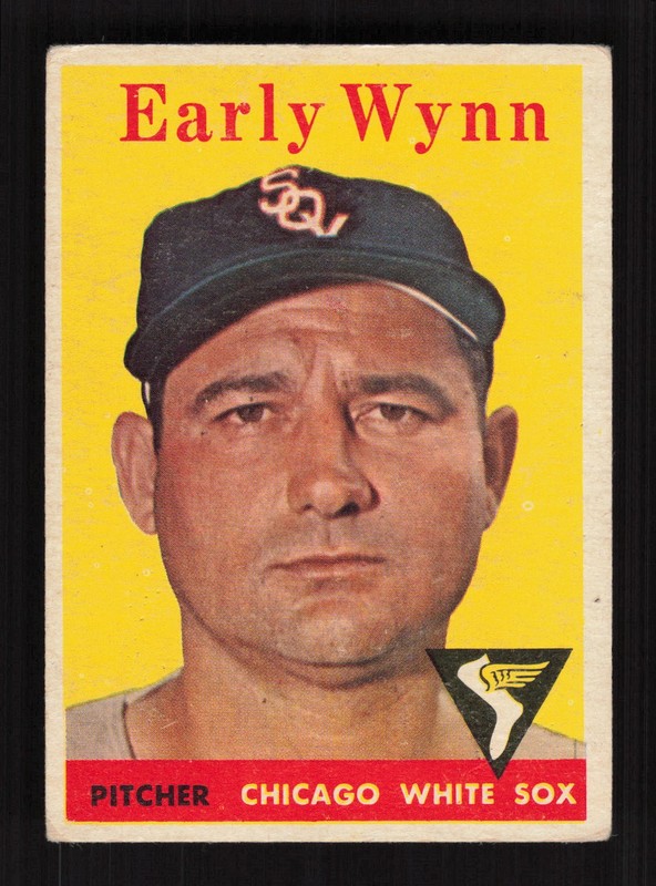 1958 Topps #100 Early Wynn White Letters VG a, front
