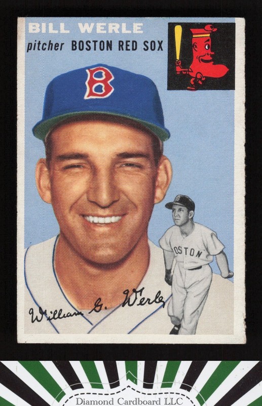 1954 Topps #144 Bill Werle VG [GOOD EYE APPEAL] n, front