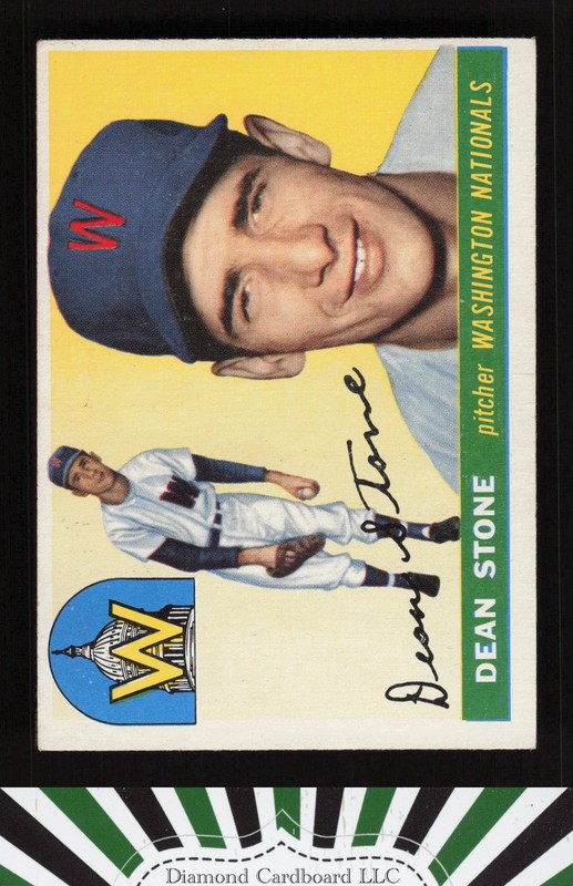 1955 Topps #60 Dean Stone VG m, front
