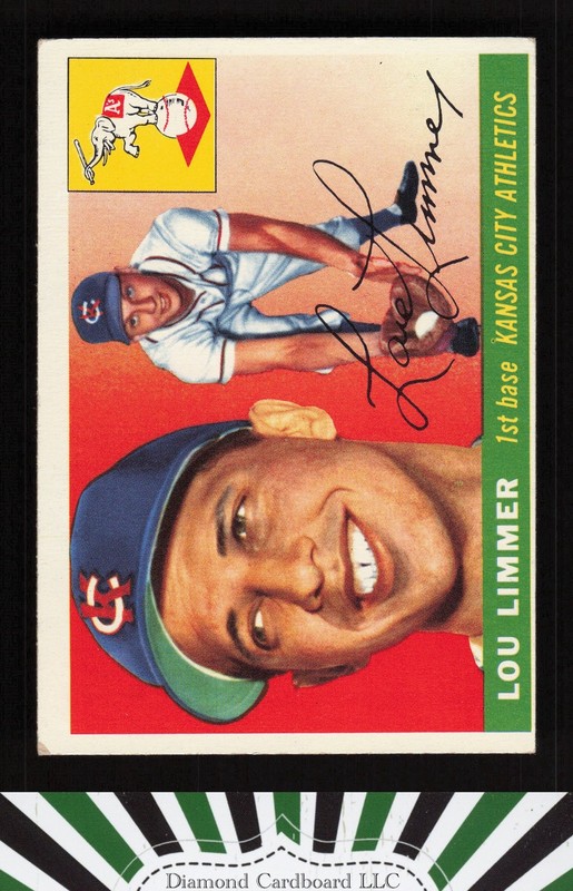 1955 Topps #54 Lou Limmer VGEX p, front