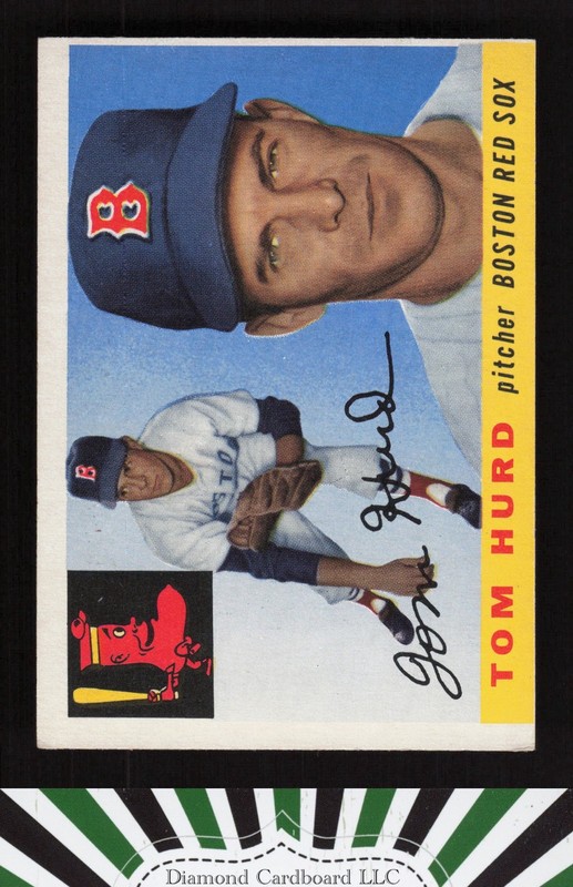 1955 Topps #116 Tom Hurd EX (MC) h, front