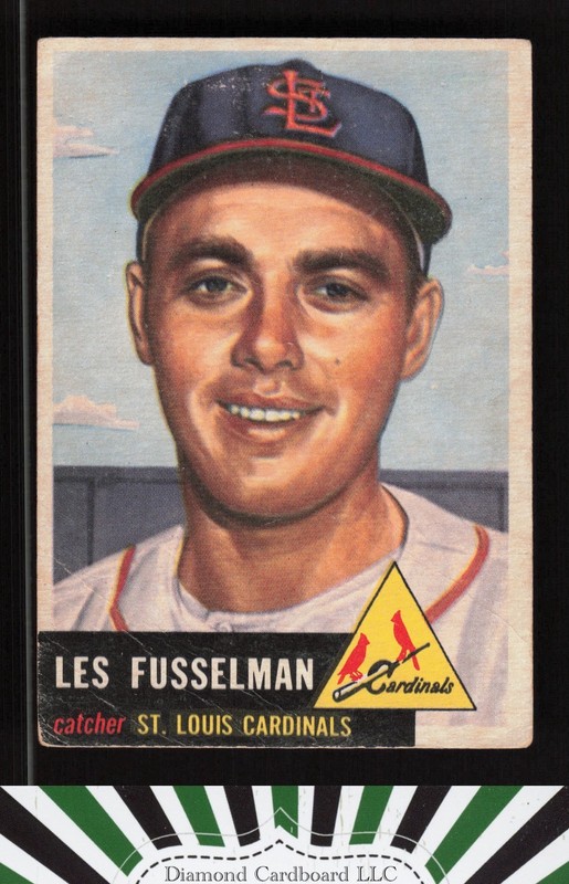 1953 Topps #218 Les Fusselman FR e, front