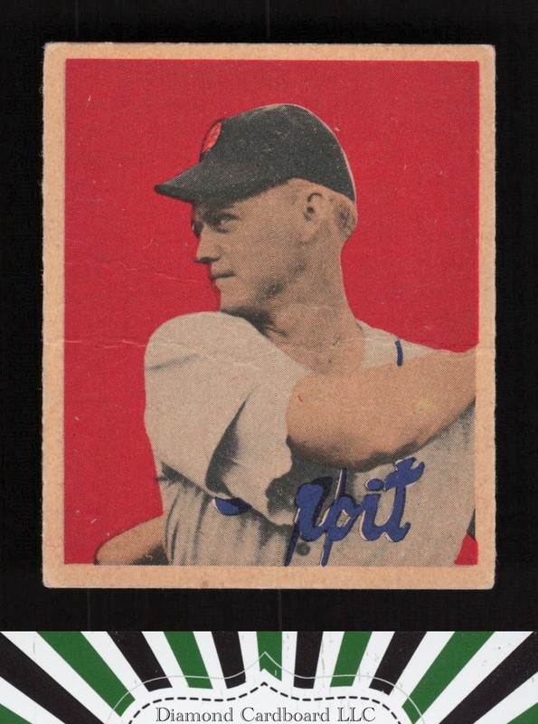 1949 Bowman #42 Walter "Hoot" Evers FR a, front