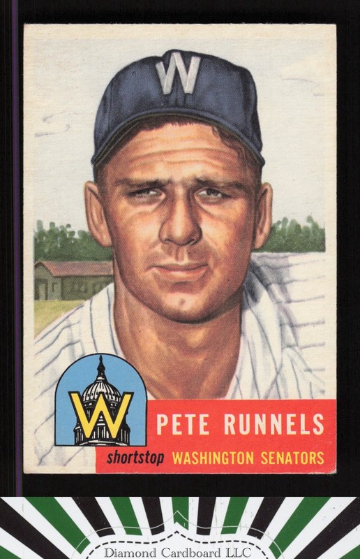 1953 Topps #219 Pete Runnels VGEX+ g, front