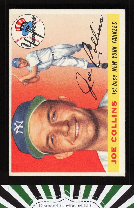 1955 Topps #63 Joe Collins VGEX q, front