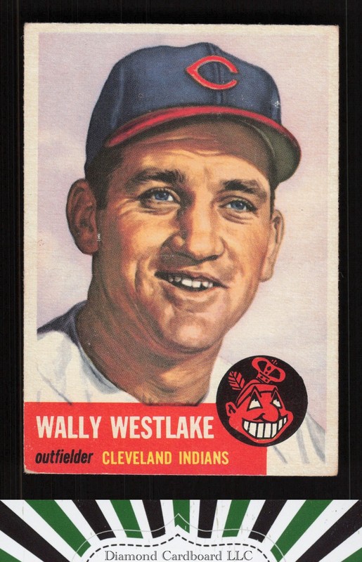 1953 Topps #192 Wally Westlake GD+ i, front