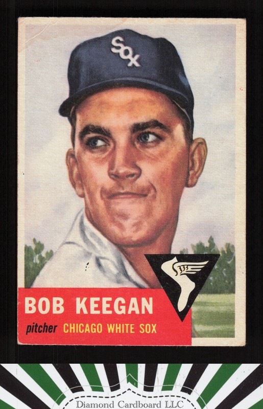 1953 Topps #196 Bob Keegan FR a, front