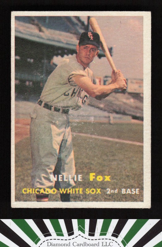 1957 Topps #38 Nellie Fox VGEX k, front