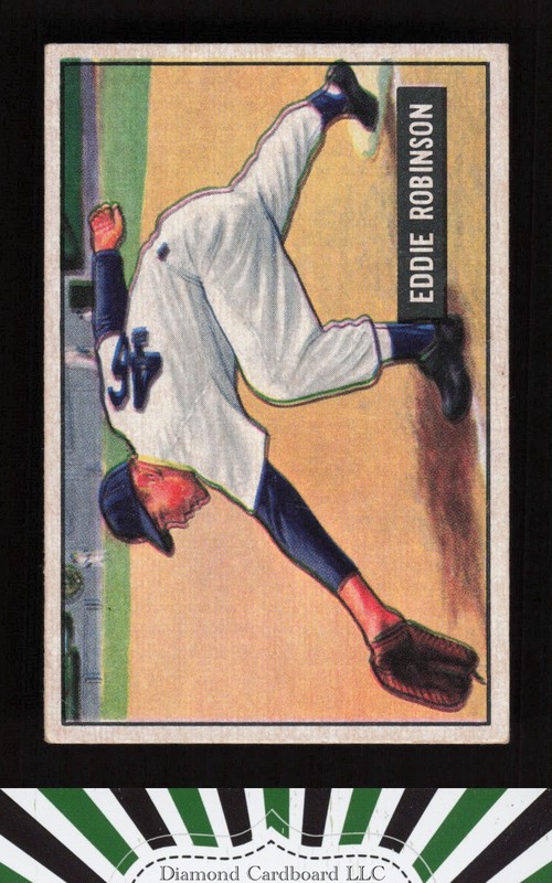1951 Bowman #88 Eddie Robinson VGEX, front