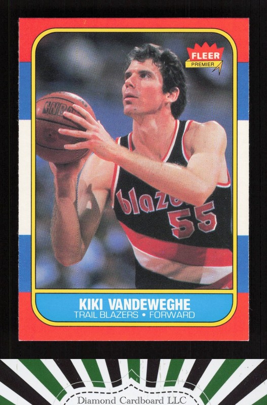 1986-87 Fleer #117 Kiki Vandeweghe NM, front