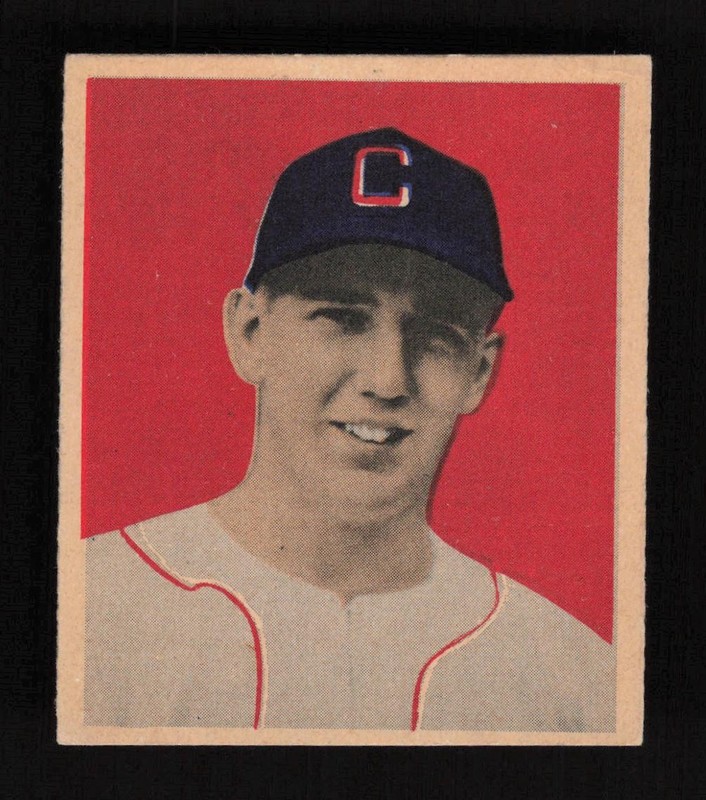 1949 Bowman #12 Cass Michaels EX, front
