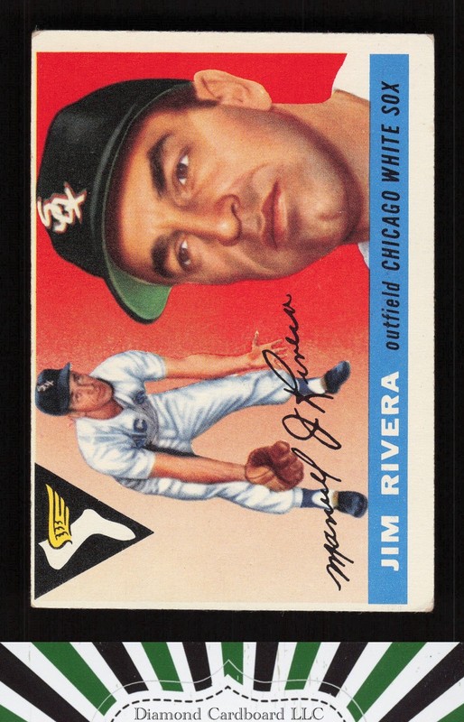1955 Topps #58 Jim Rivera VGEX (MC) i, front