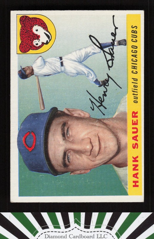 1955 Topps #45 Hank Sauer VGEX+ e, front