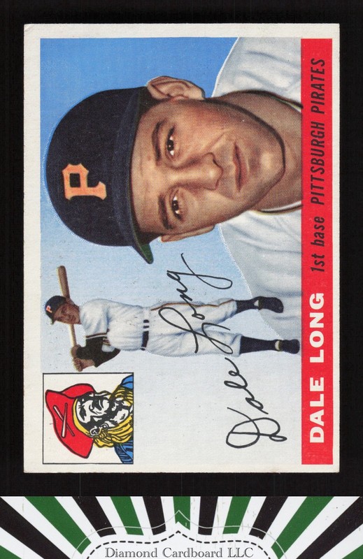 1955 Topps #127 Dale Long VGEX+ c, front