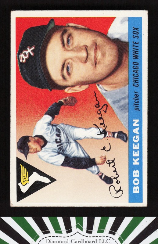 1955 Topps #10 Bob Keegan VGEX+ i, front