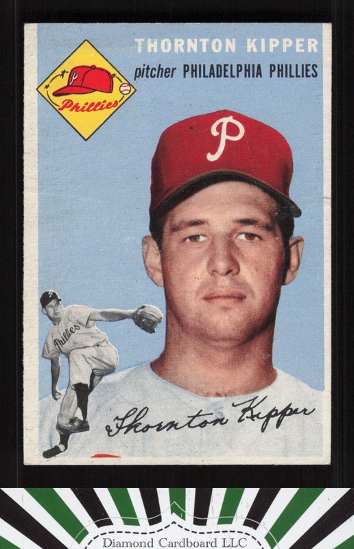 1954 Topps #108 Thornton Kipper VG d, front
