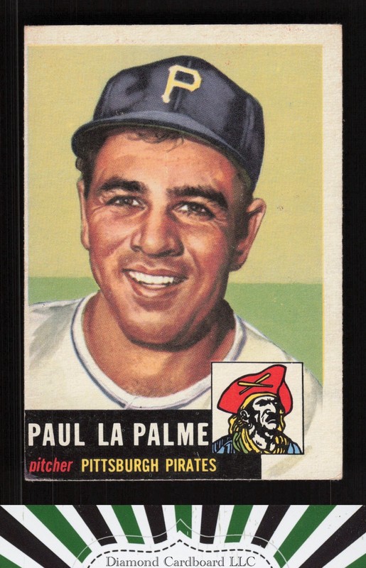 1953 Topps #201 Paul LaPalme VGEX e, front