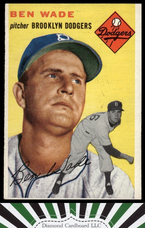 1954 Topps #126 Ben Wade VGEX c, front