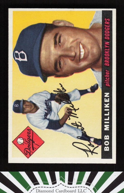1955 Topps #111 Bob Milliken EXMT+ k, front