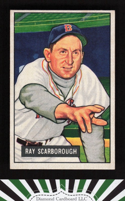 1951 Bowman #39 Ray Scarborough EX, front