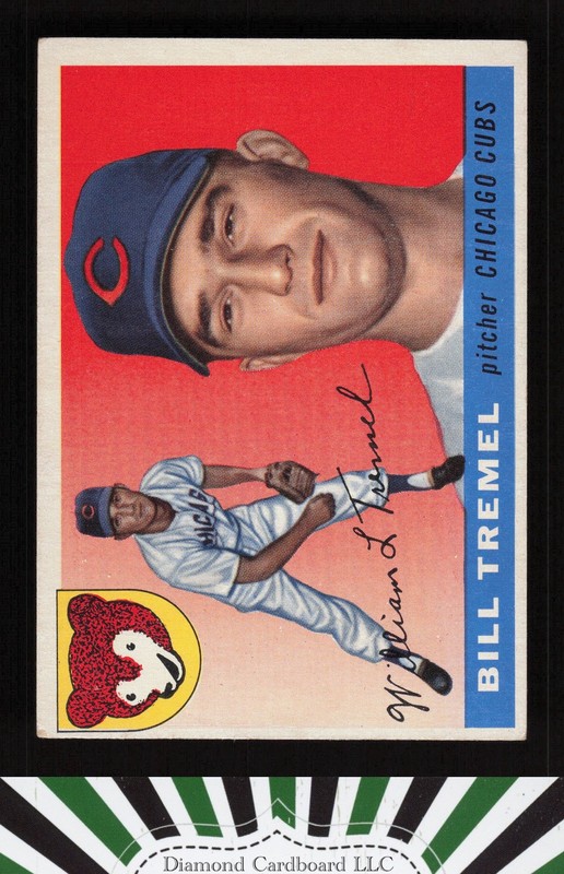 1955 Topps #52 Bill Tremel VGEX+ d, front
