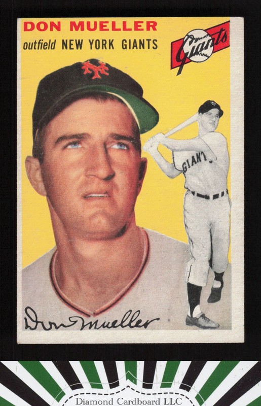 1954 Topps #42 Don Mueller VGEX a, front