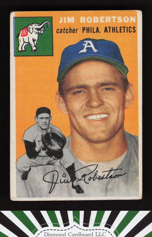 1954 Topps #149 Jim Robertson VG e, front