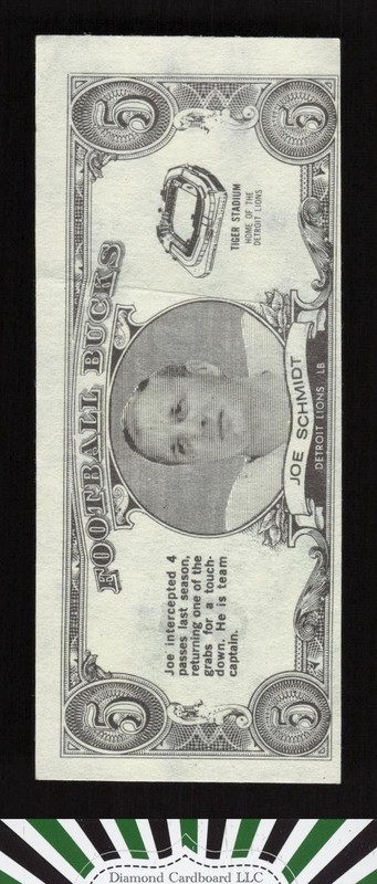 1962 Topps #31 Joe Schmidt, front