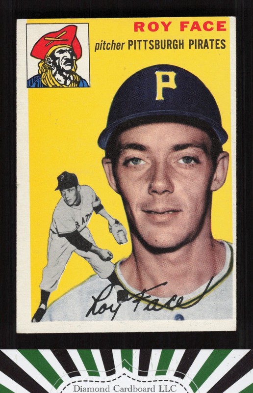 1954 Topps #87 Roy Face VG+ l, front
