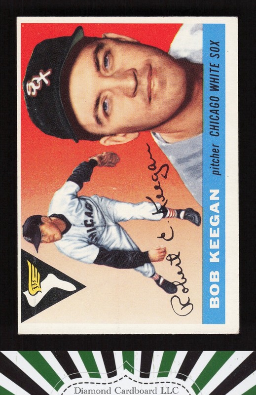 1955 Topps #10 Bob Keegan EX k, front