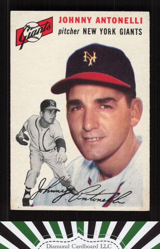 1954 Topps #119 Johnny Antonelli NMMT (ST) m, front