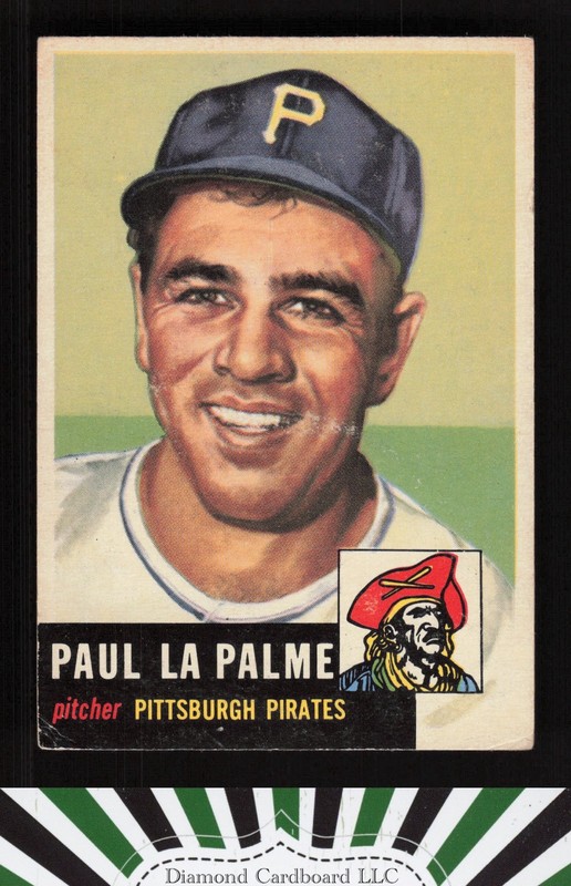 1953 Topps #201 Paul LaPalme VG [CENTERED] b, front