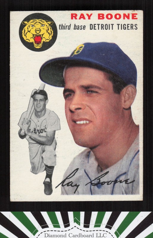 1954 Topps #77 Ray Boone VG+ e, front