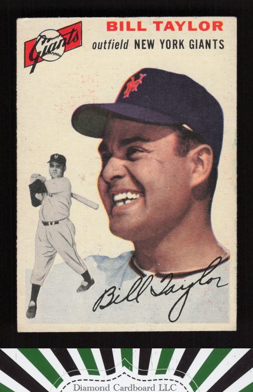 1954 Topps #74 Bill Taylor VGEX k, front