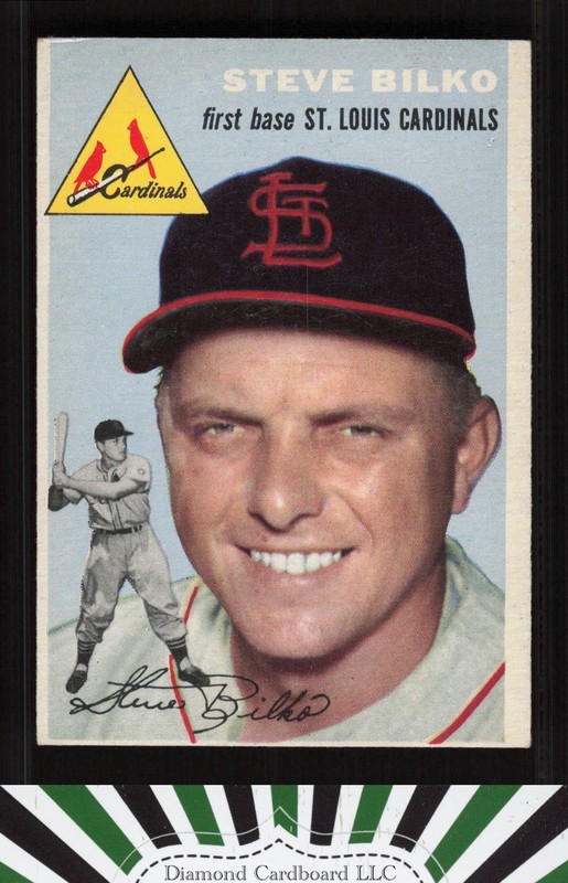 1954 Topps #116 Steve Bilko VG e, front