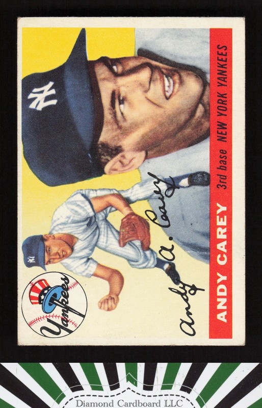 1955 Topps #20 Andy Carey VGEX f, front