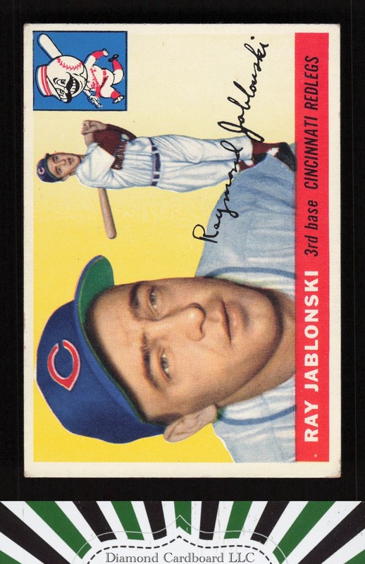 1955 Topps #56 Ray Jablonski VGEX l, front