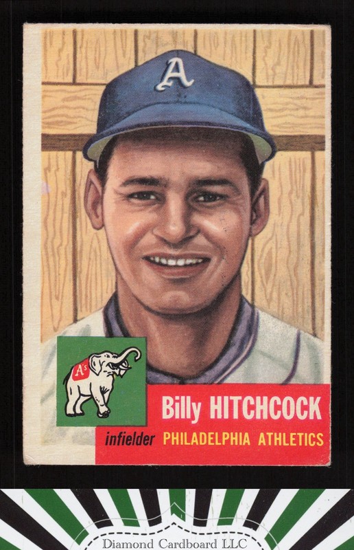 1953 Topps #17 Billy Hitchcock GD e, front