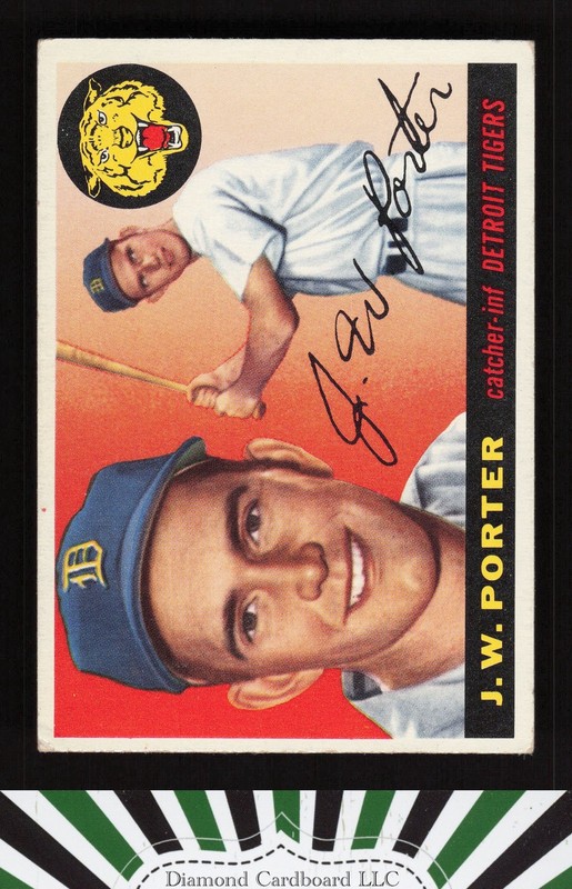 1955 Topps #49 J.W. Porter VGEX g, front