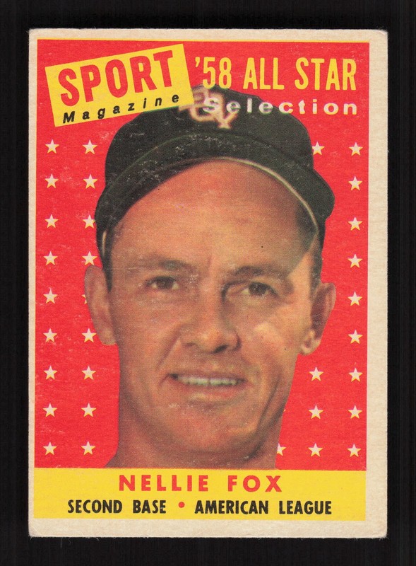 1958 Topps #479 Nellie Fox VG+ n, front