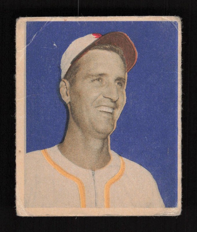 1949 Bowman #105 Bill Kennedy FR, front